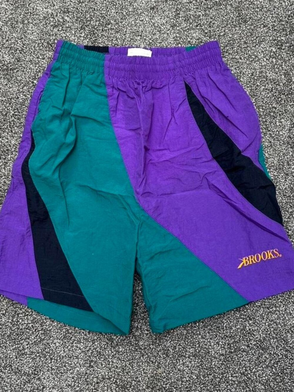 90s Vintage Brooks Running Swim Shorts